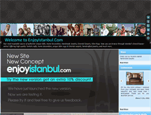 Tablet Screenshot of enjoyistanbul.com